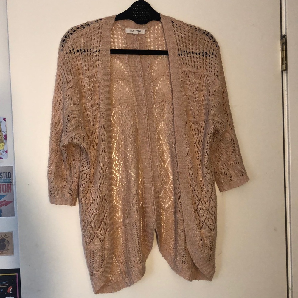 Blush Pink Cardigan, Size S